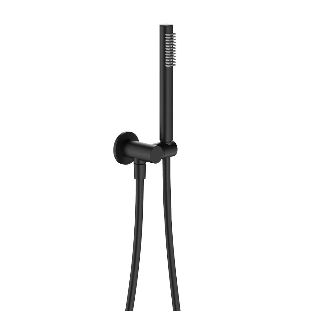 Fienza Hustle Hand Shower - Round Plate - Matte Black