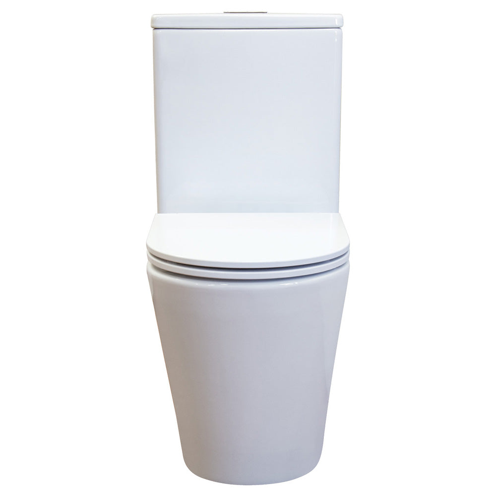 Fienza Isabella Back-to-Wall Toilet Suite - Slim Seat