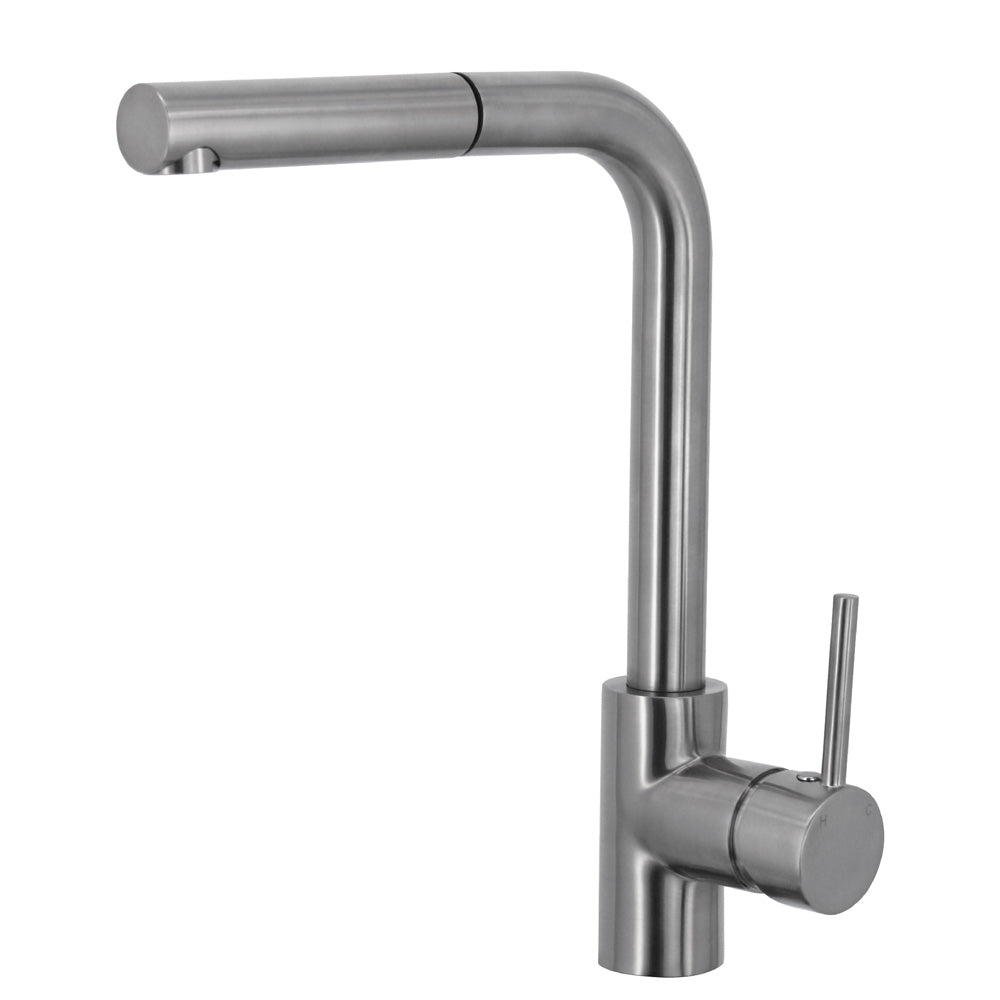 Fienza Isabella Deluxe Pull-Out Kitchen Mixer - Brushed Nickel