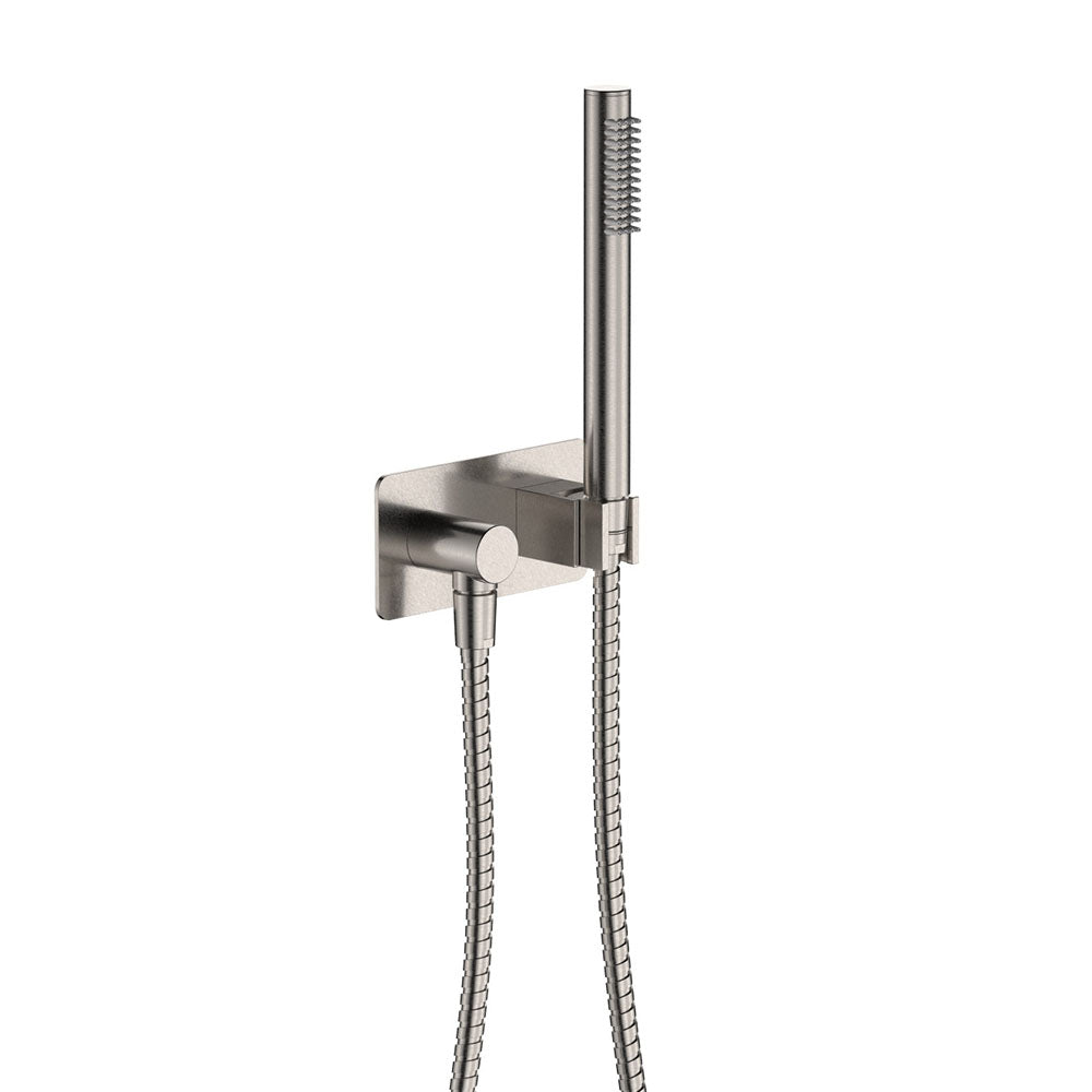 Fienza Isabella Hand Shower - Soft Square Plate - Brushed Nickel