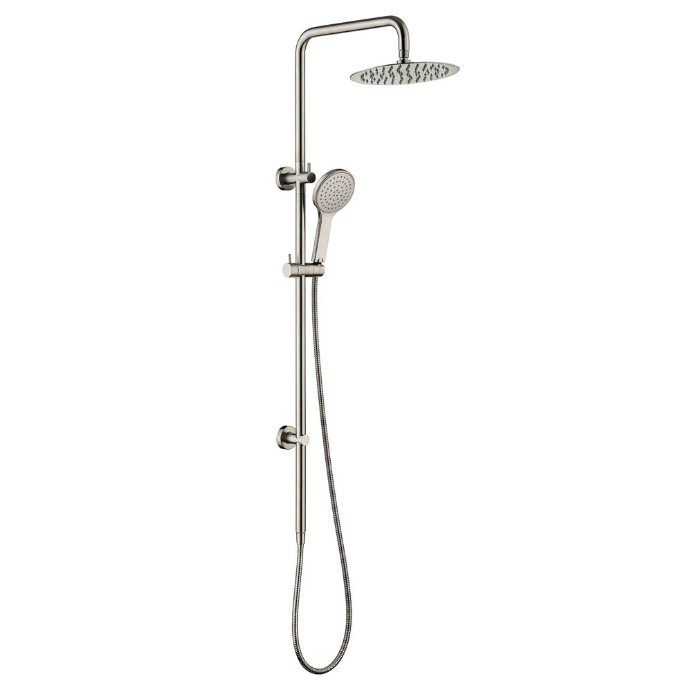 Fienza Kaya Brushed Nickel Twin Shower