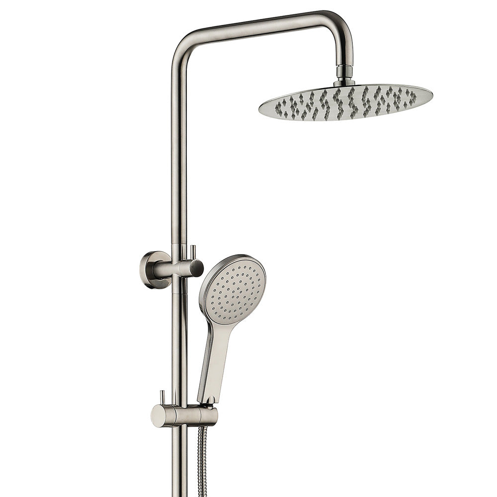 Fienza Kaya Brushed Nickel Twin Shower