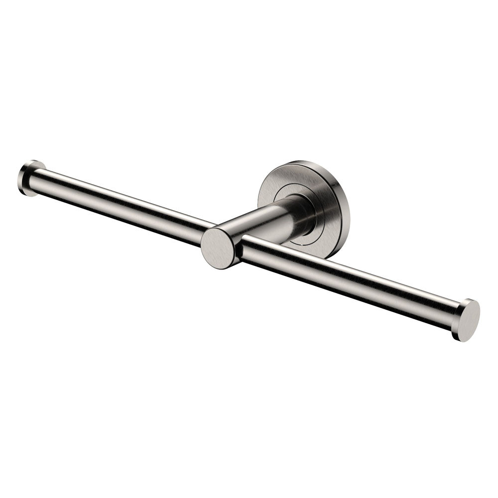 Fienza Kaya Double Roll Holder - Brushed Nickel