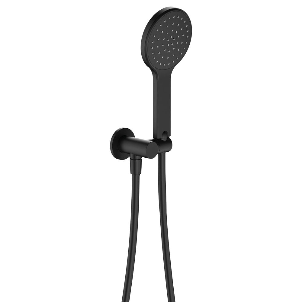 Fienza Kaya Hand Shower - Round Plate - Matte Black