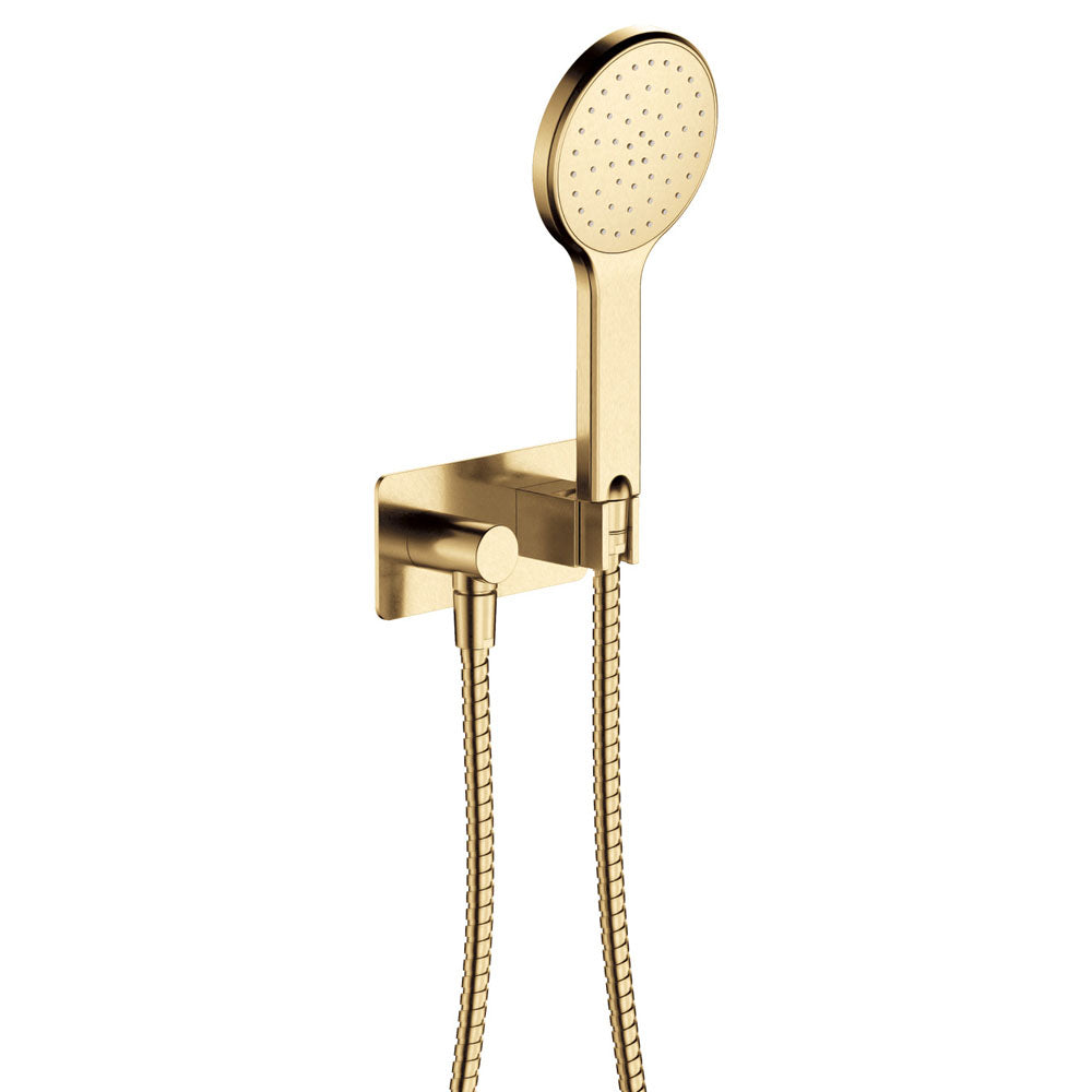 Fienza Kaya Hand Shower - Soft Square Plate - Urban Brass