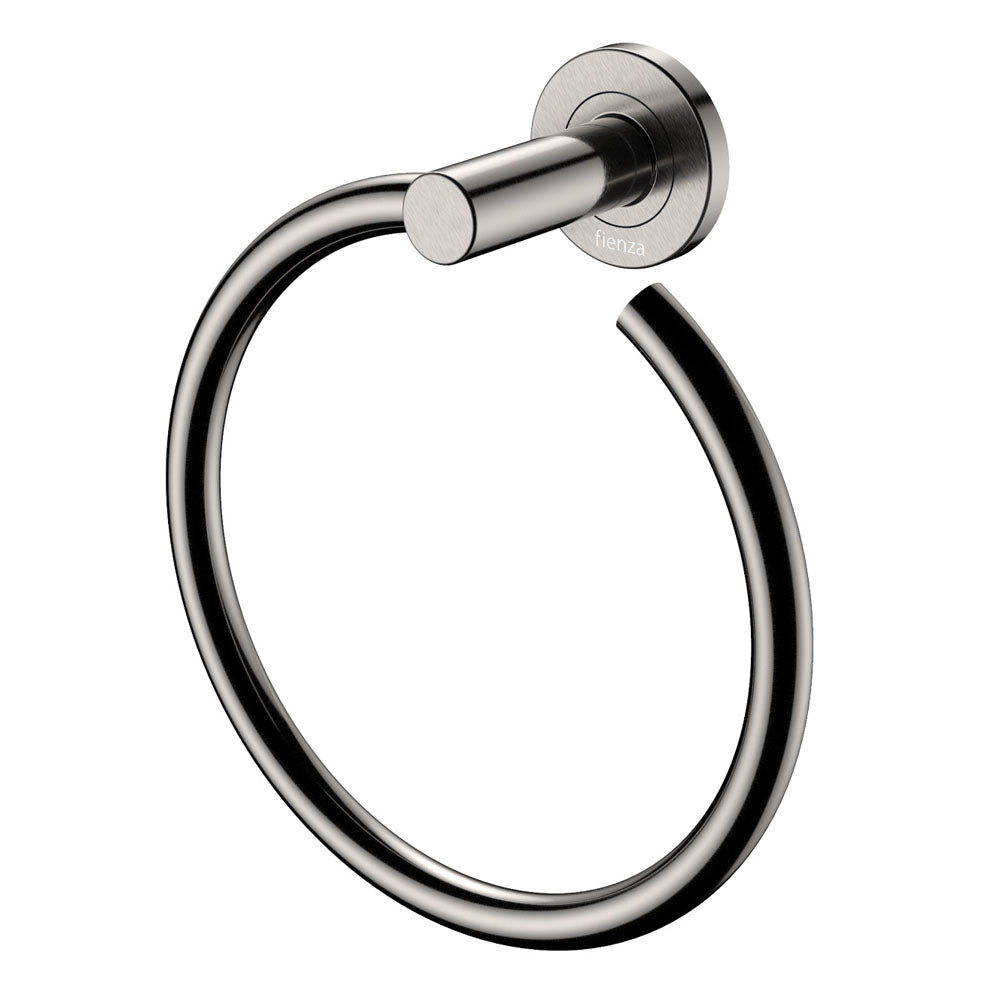 Fienza Kaya Hand Towel Ring - Brushed Nickel