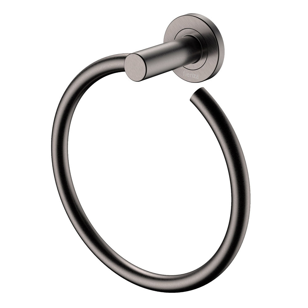 Fienza Kaya Hand Towel Ring - Gun Metal