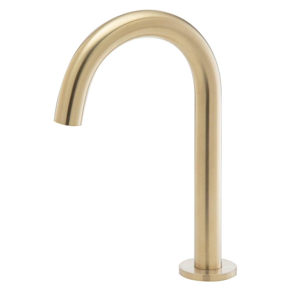 Fienza Kaya HobMounted Fixed Basin/Bath Outlet Urban Brass — Reno Hub