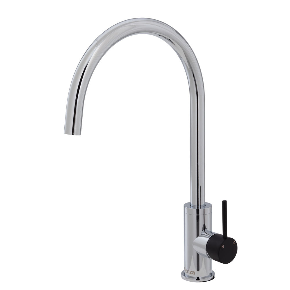 Fienza Kaya Sink Mixer - Matte Black Handle