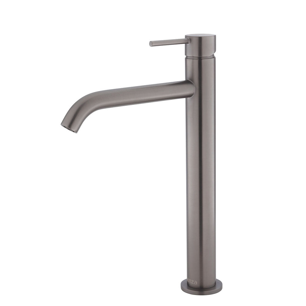 Fienza Kaya Tall Basin Mixer - Gun Metal