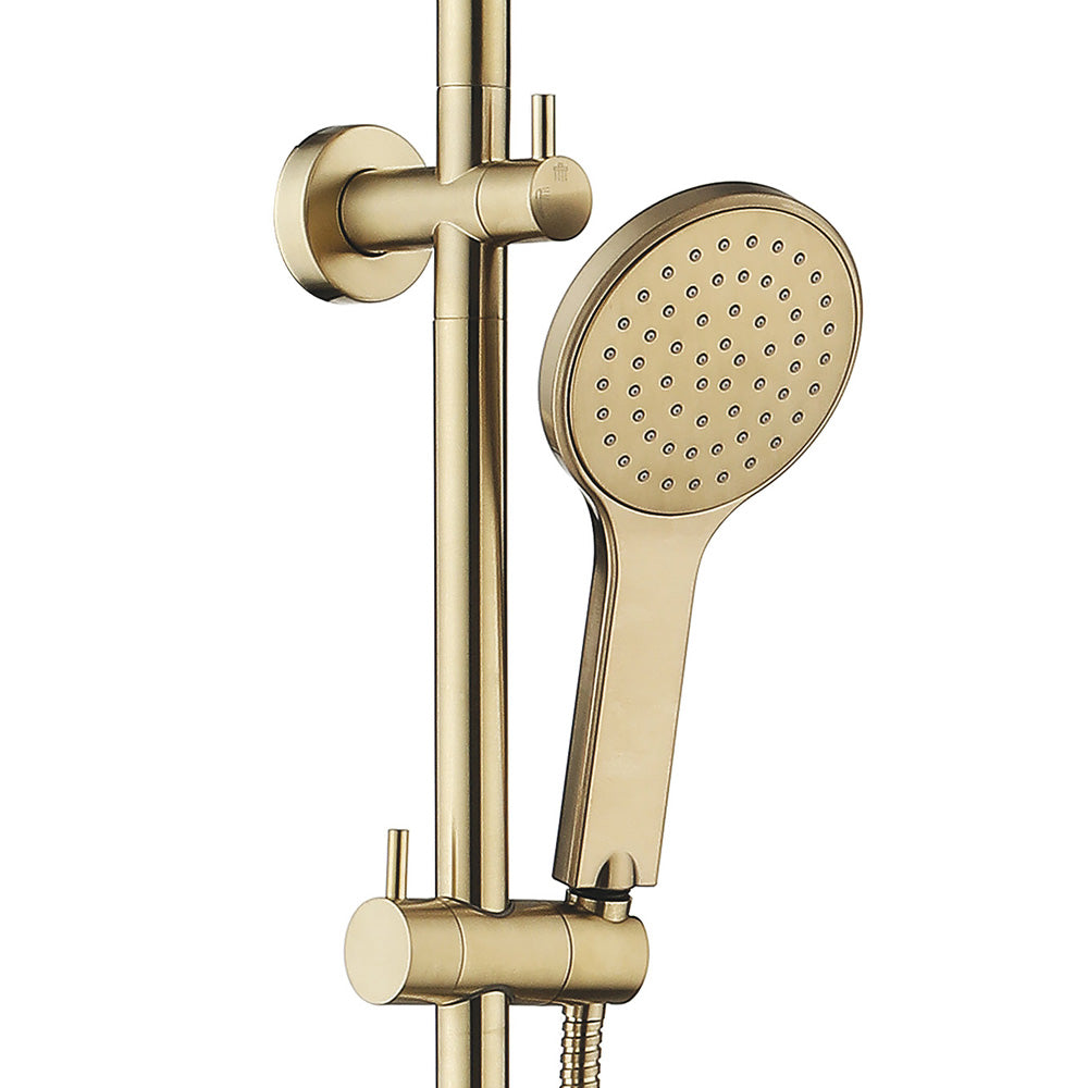 Fienza Kaya Urban Brass Twin Shower