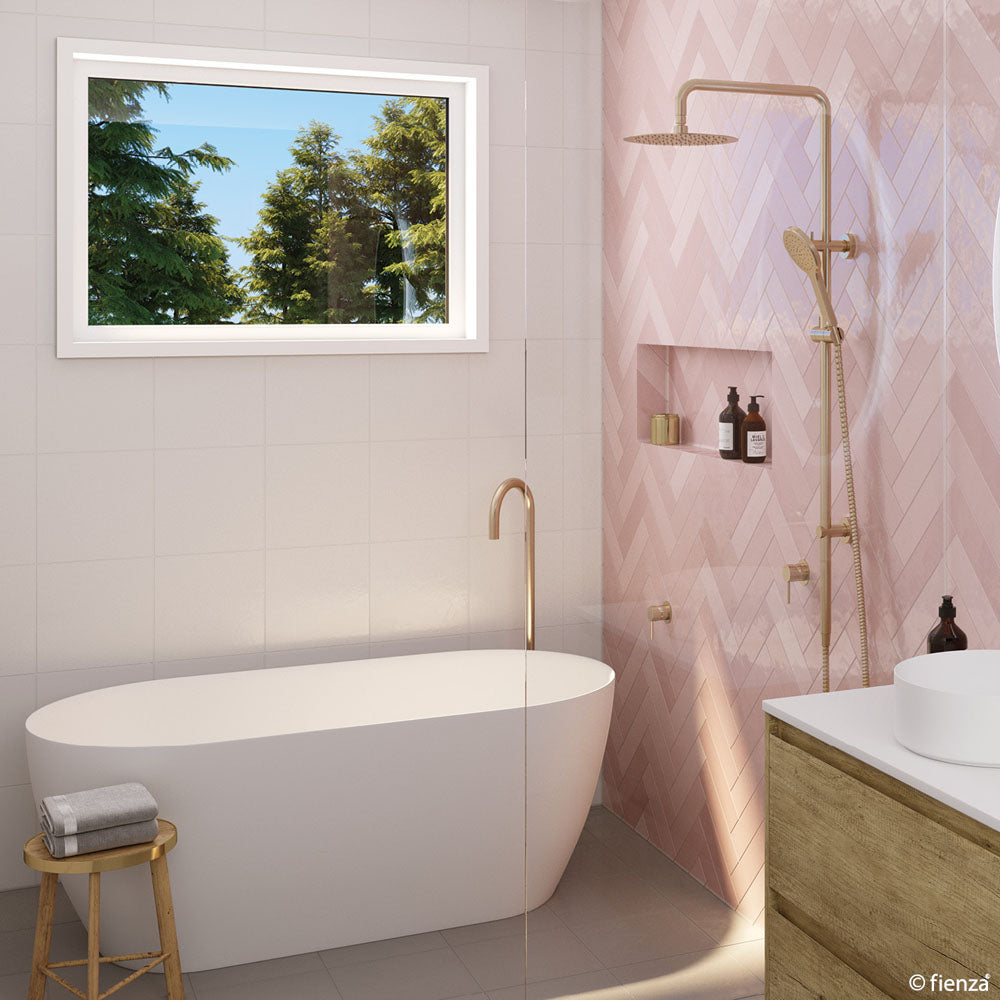 Fienza Kaya Urban Brass Twin Shower