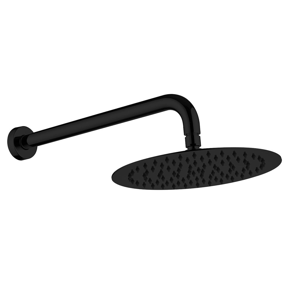 Fienza Kaya Wall Arm Shower Set - Matte Black