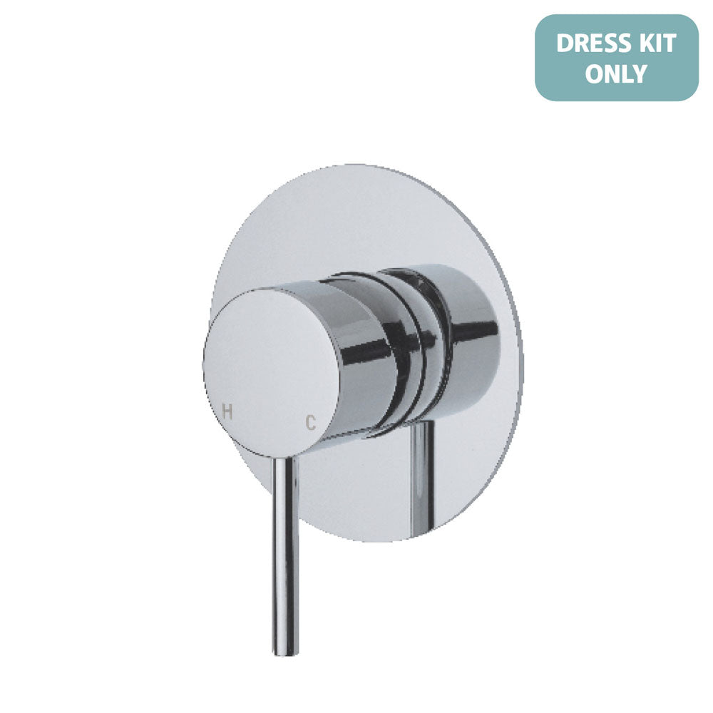 Fienza Kaya Wall Mixer Dress Kit - Large Round Plate