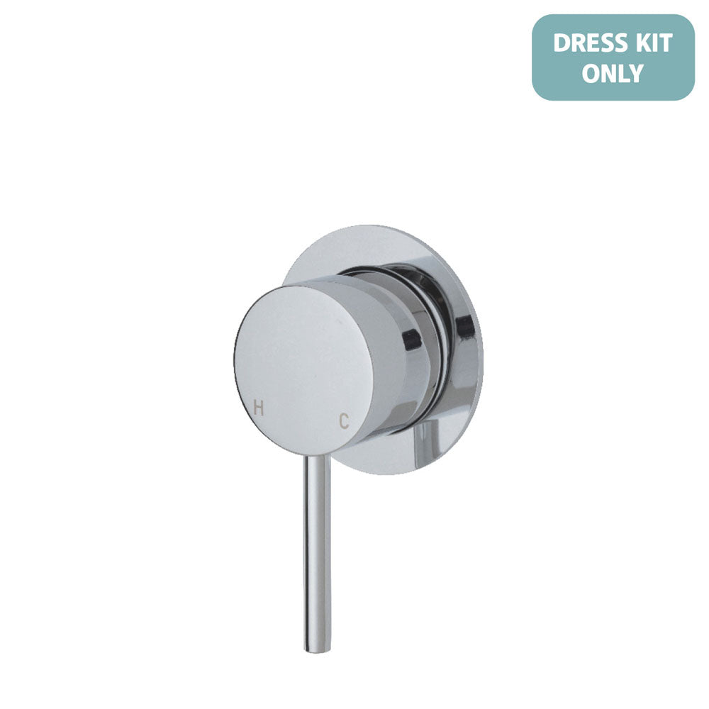 Fienza Kaya Wall Mixer Dress Kit - Small Round Plate