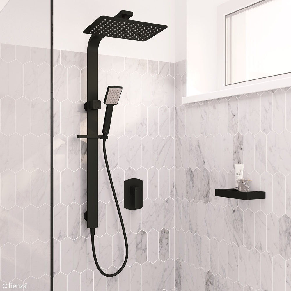 Fienza Koko Deluxe Twin Shower - Matte Black