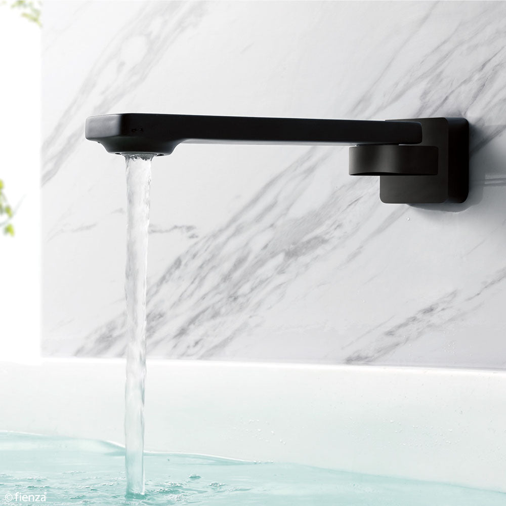 Fienza Koko Swivel Bath Outlet - Matte Black