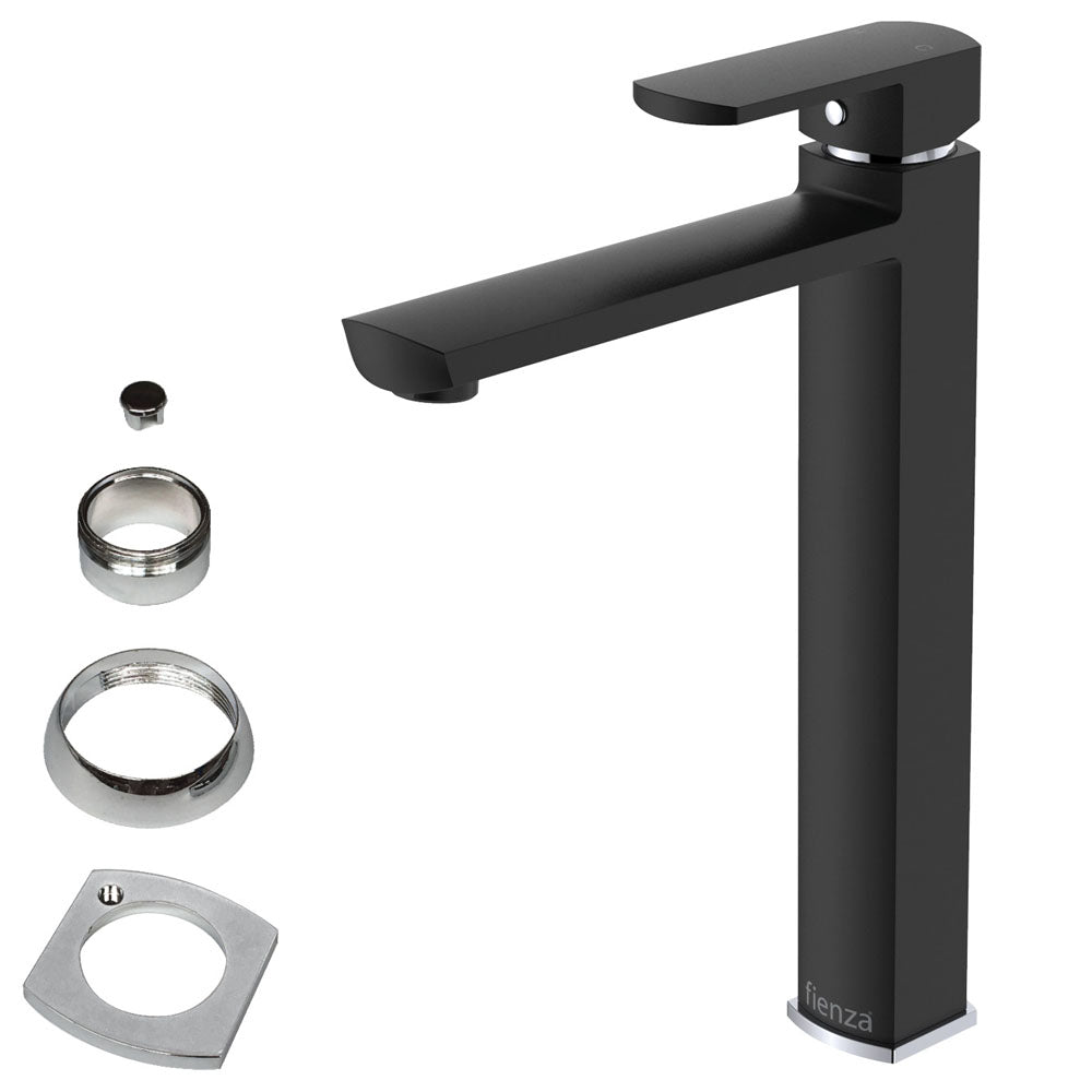 Fienza Koko Tall Basin Mixer - Matte Black