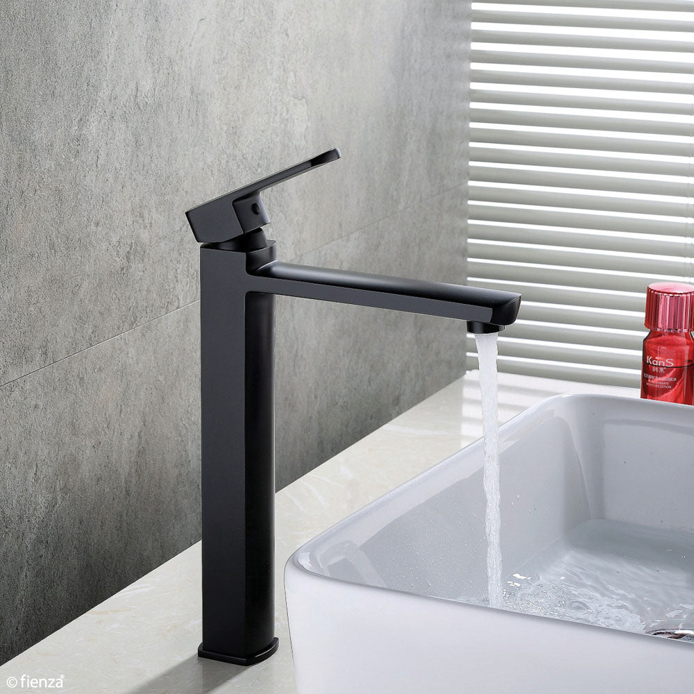 Fienza Koko Tall Basin Mixer - Matte Black