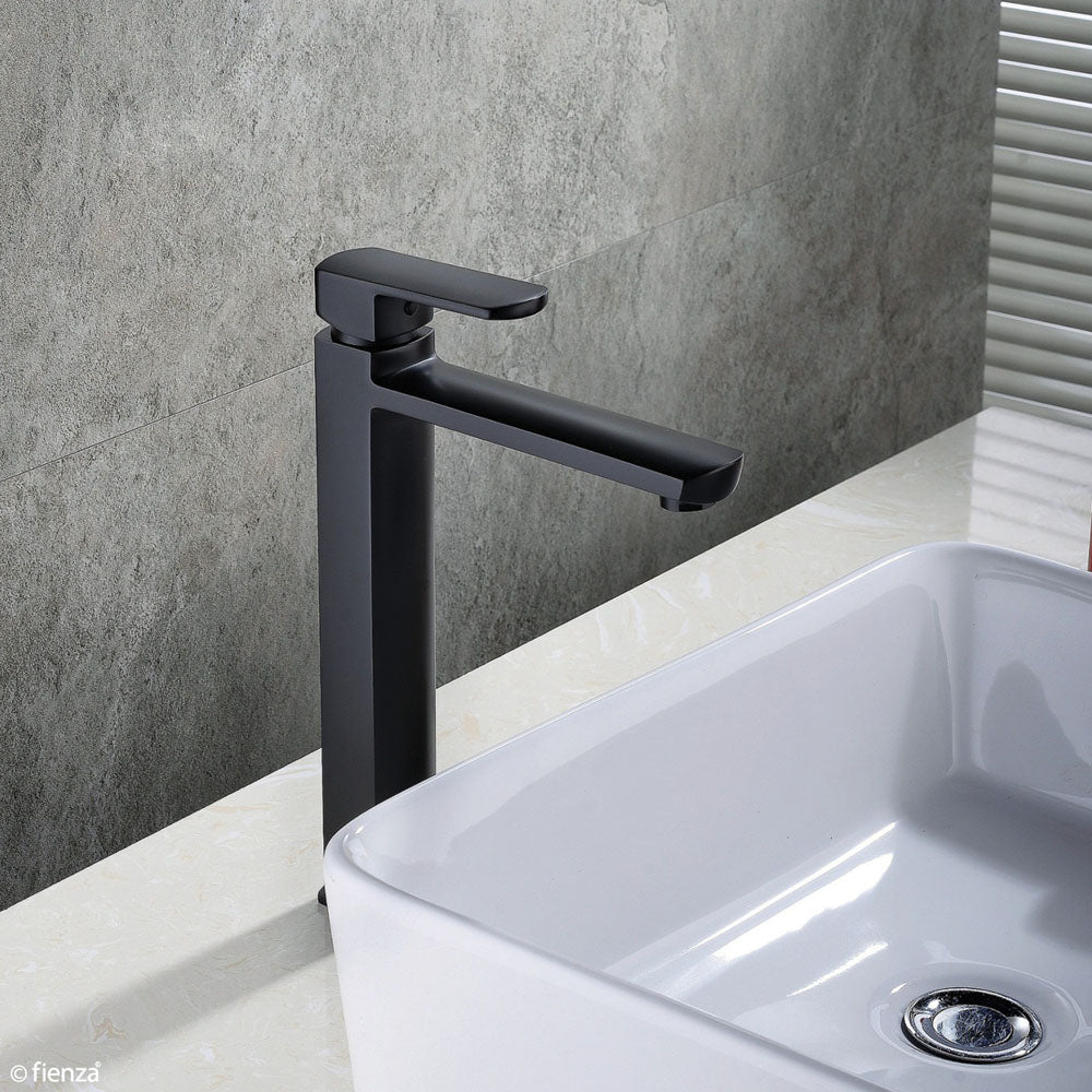 Fienza Koko Tall Basin Mixer - Matte Black