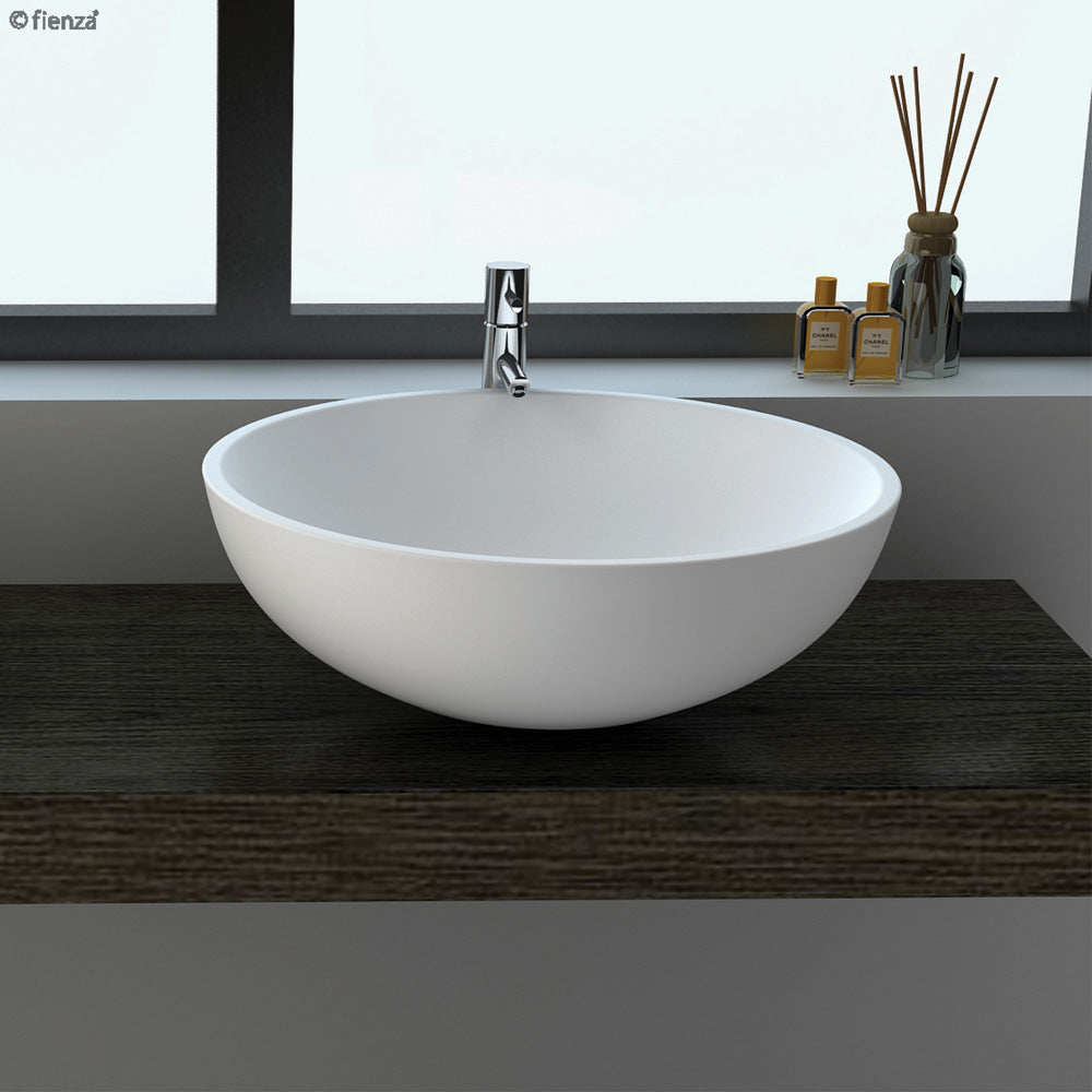 Fienza Lexy Cast Stone Above Counter Basin