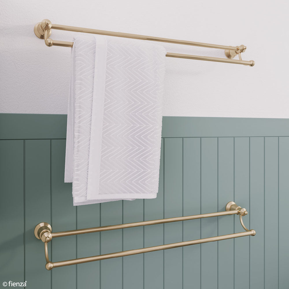 Fienza Lillian Double Towel Rail - Urban Brass