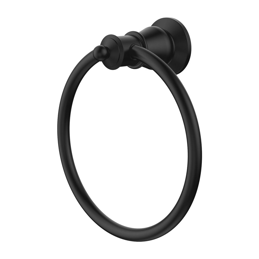 Fienza Lillian Towel Ring - Matte Black