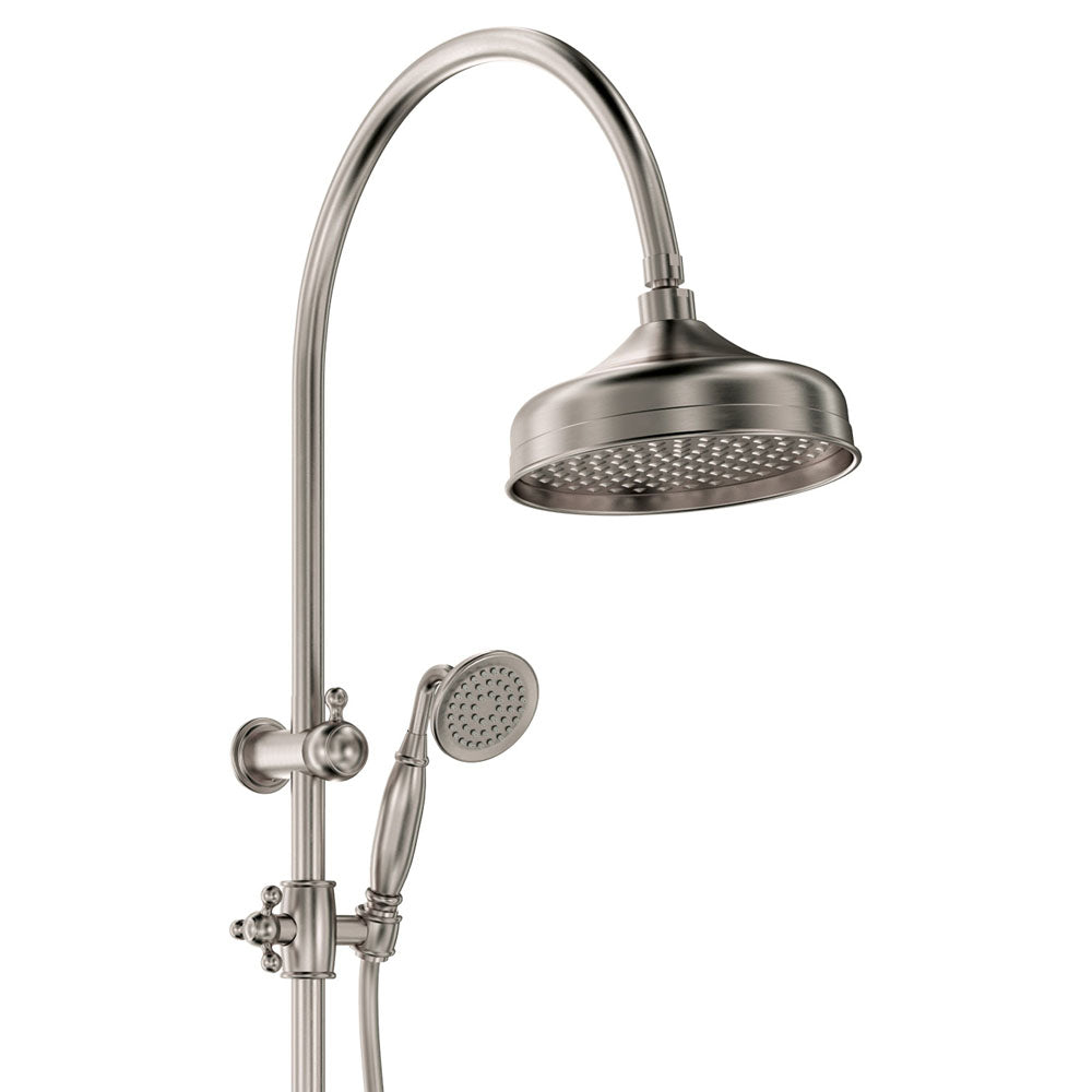 Fienza Lillian Twin Shower - Brushed Nickel