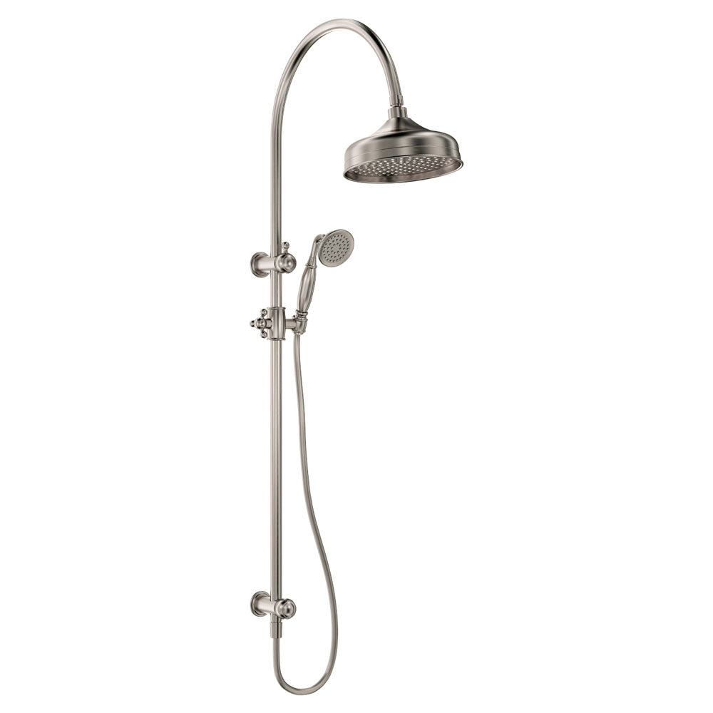 Fienza Lillian Twin Shower - Brushed Nickel