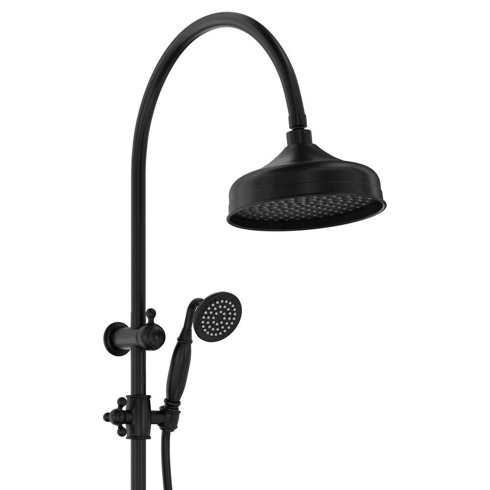 Fienza Lillian Twin Shower - Matte Black