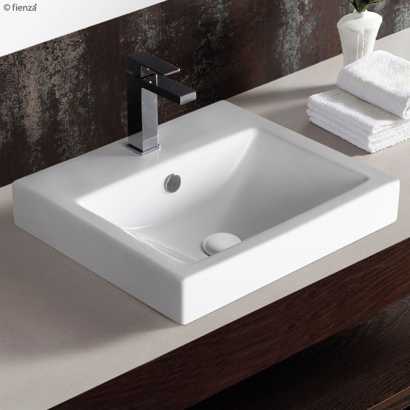 Fienza Low Profile Semi-Inset Basin