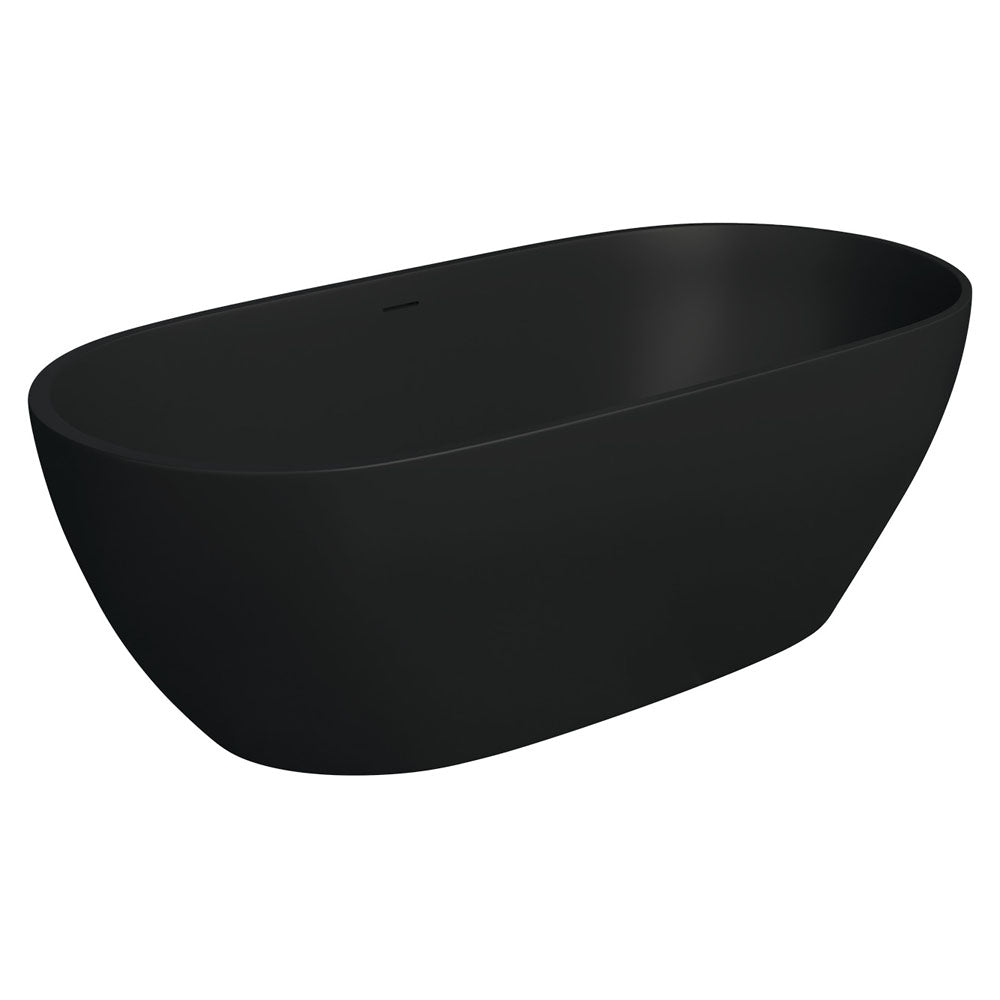 Fienza Luciana 1690 Matte Black Stone Bath