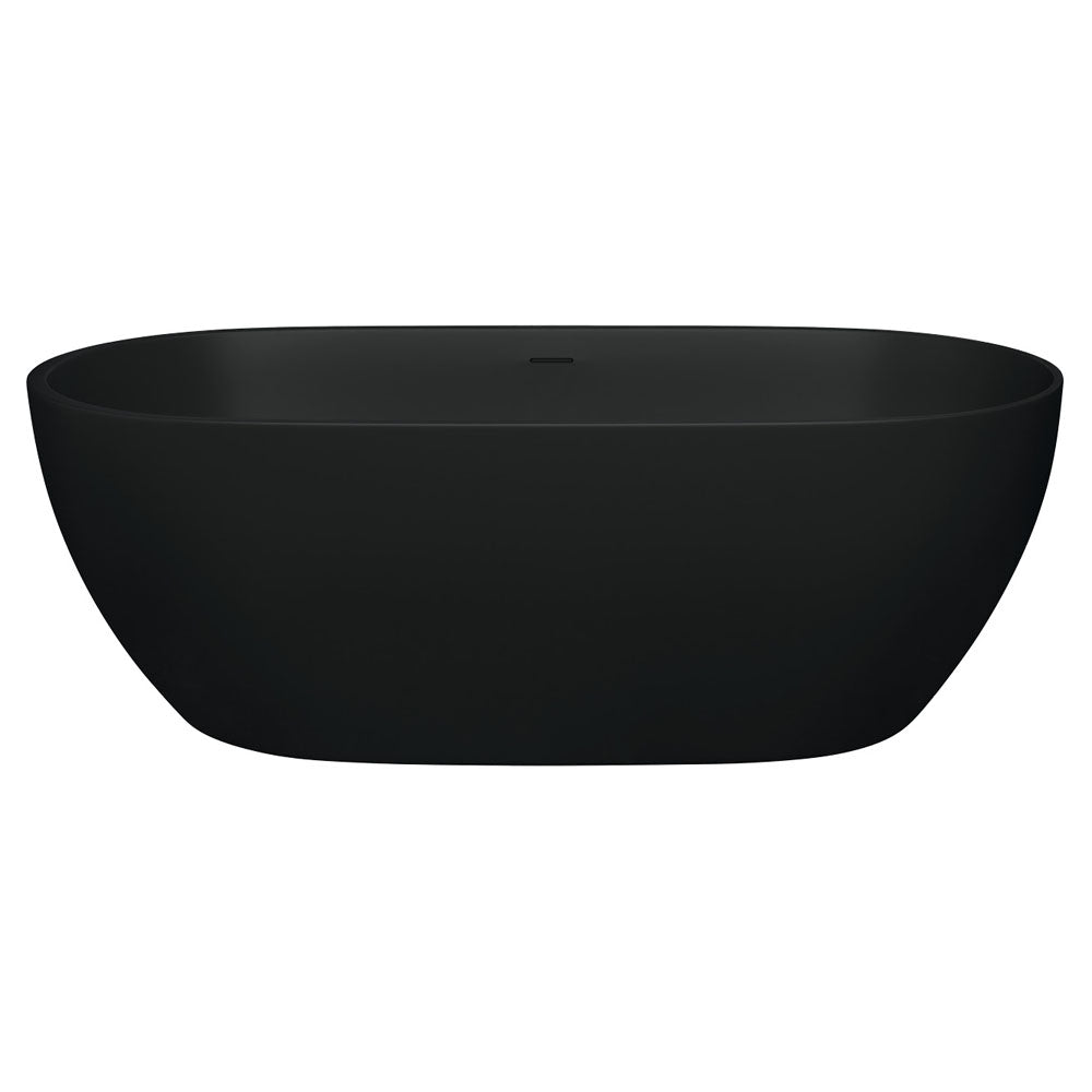 Fienza Luciana 1690 Matte Black Stone Bath