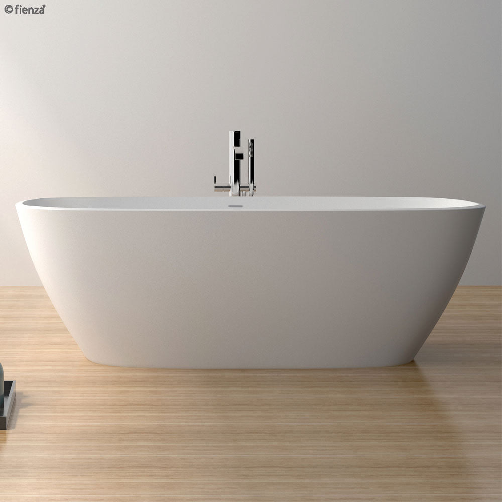 Fienza Marissa Matte White Stone Bath