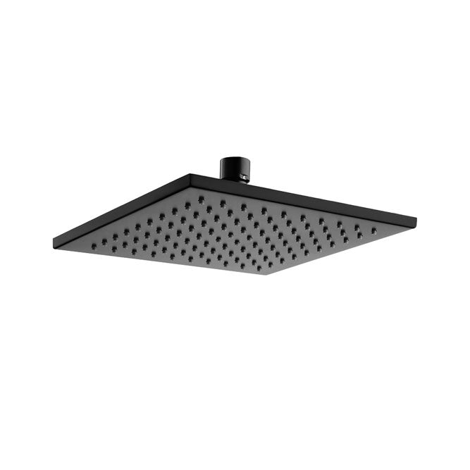 Fienza Modena 200 Overhead Rain Shower - Matte Black