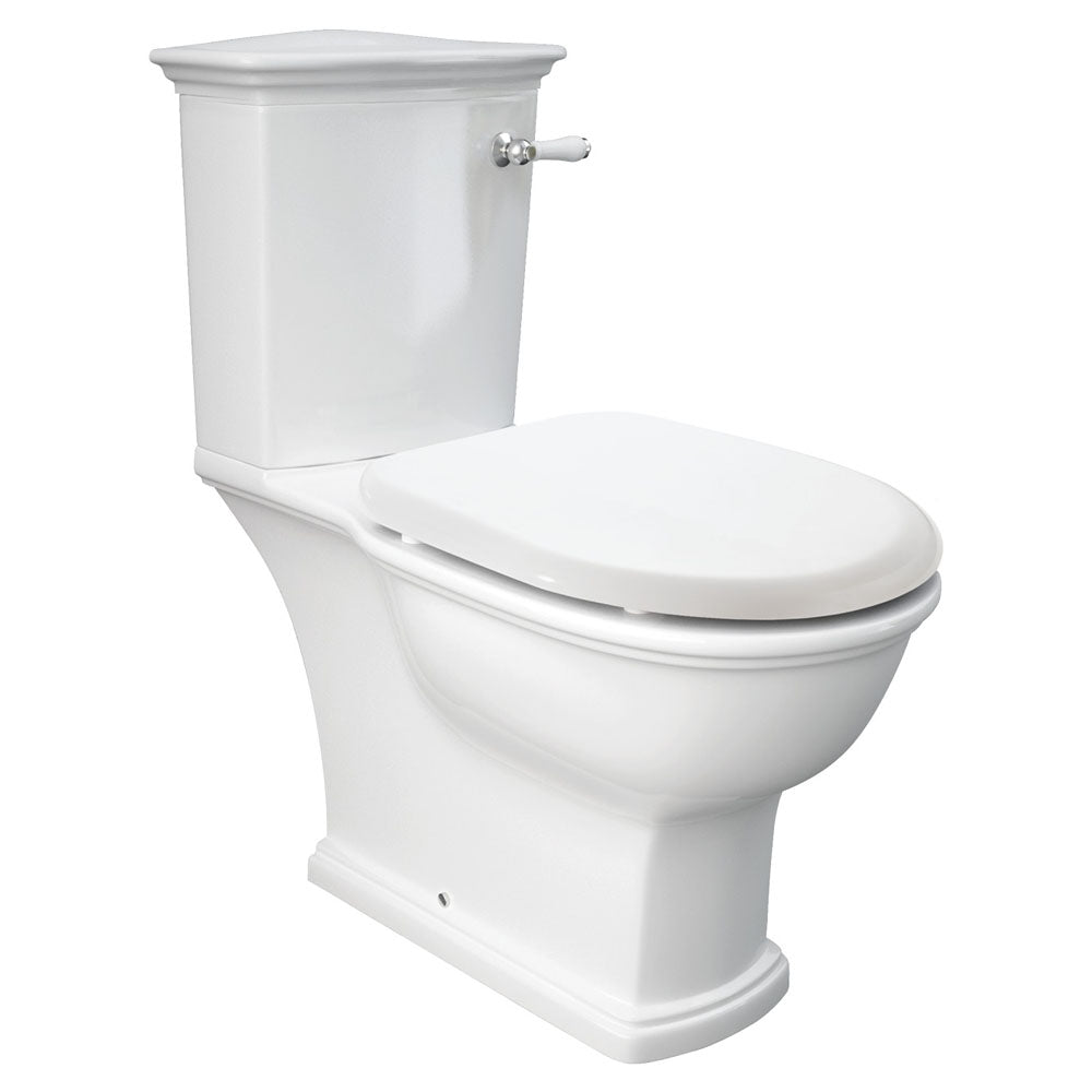 Fienza RAK Washington Front Lever Close-Coupled Toilet Suite - P-Trap