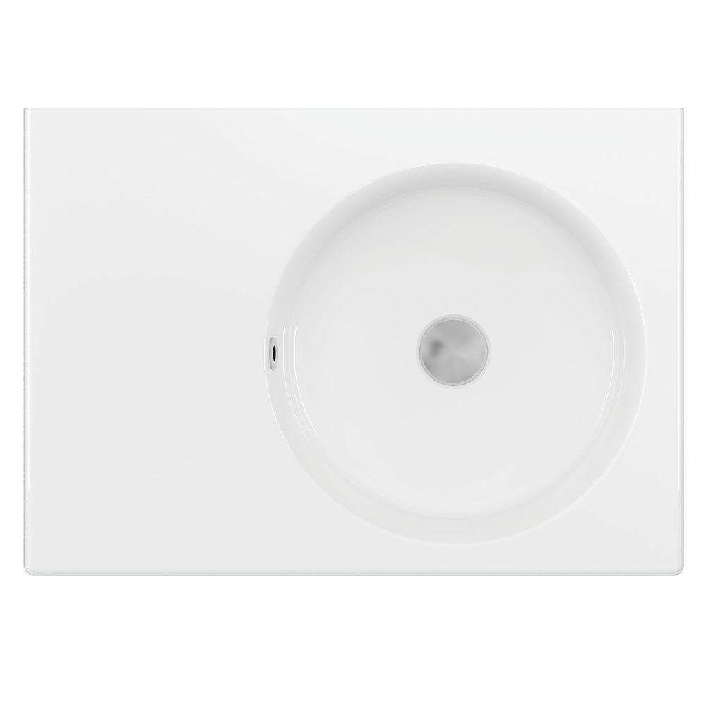 Fienza Reba Right Bowl Wall Basin - No Tap Hole