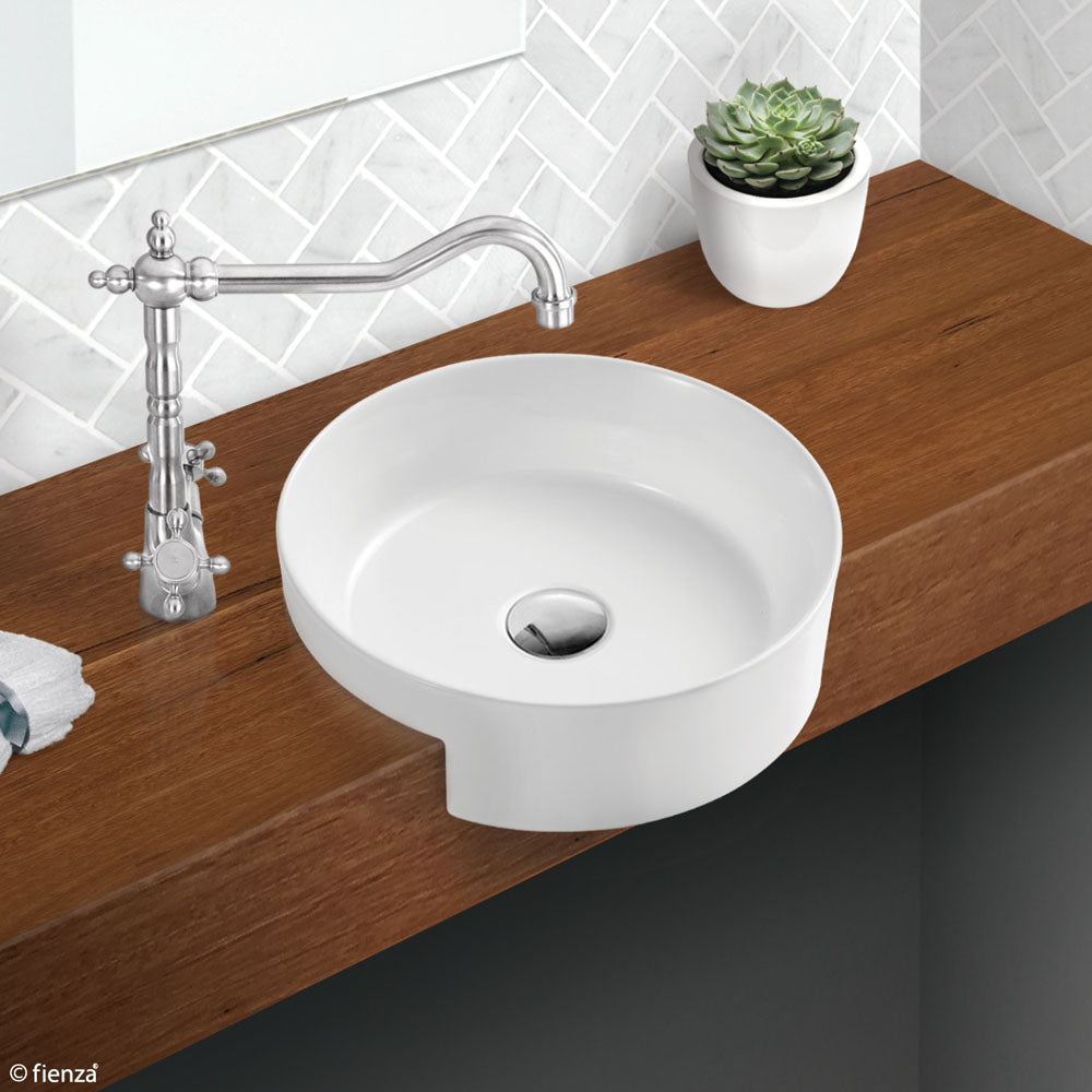 Fienza Reba Semi-Recessed Basin - No Tap Hole