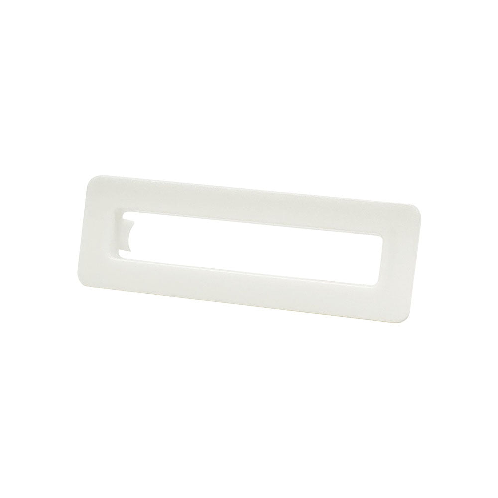 Fienza Rectangular Overflow Plastic Ring - White