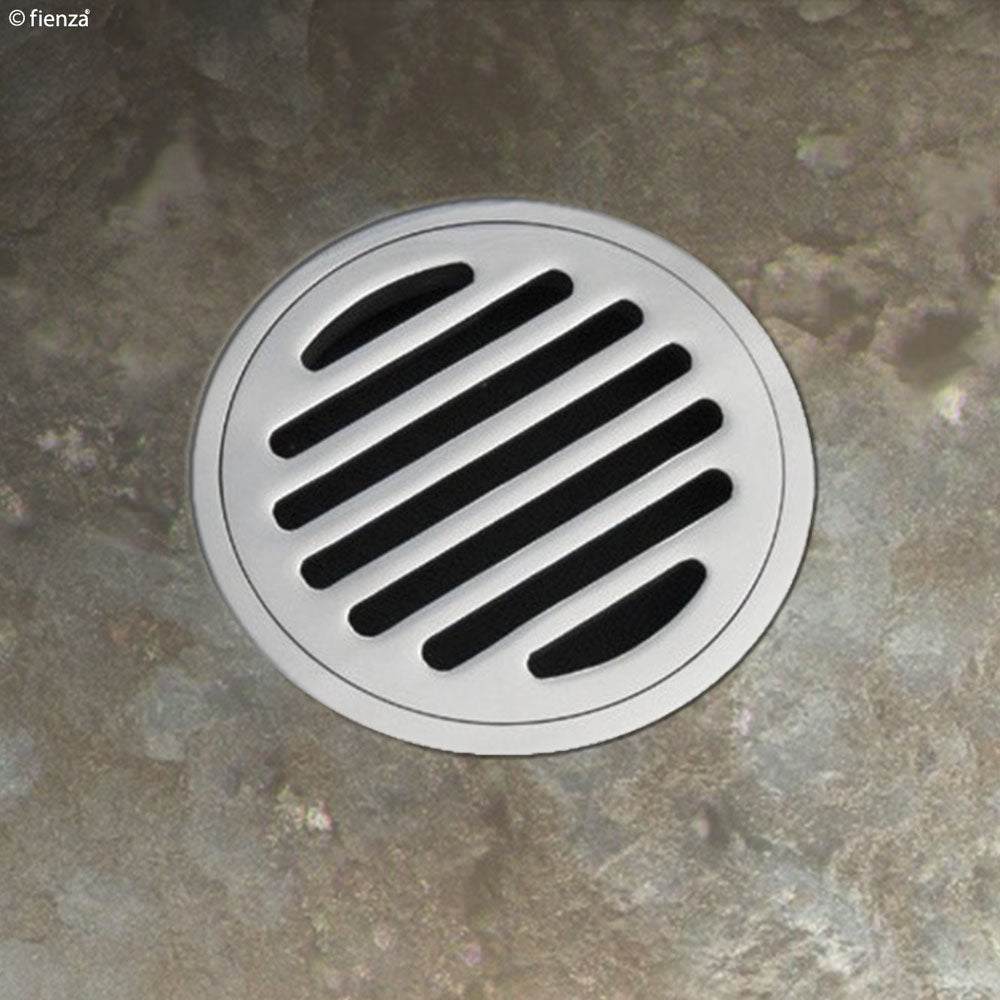 Fienza Round Floor Waste - Round Grate - 100mm Outlet