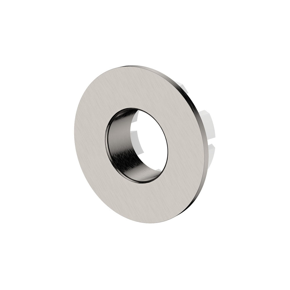 Fienza Round Overflow Ring - Brushed Nickel