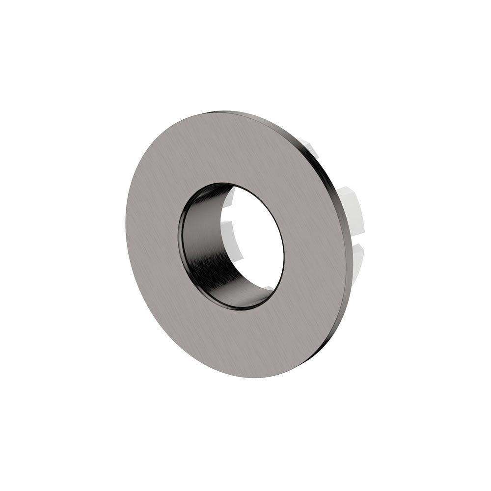 Fienza Round Overflow Ring with Larger Fixing - Gun Metal