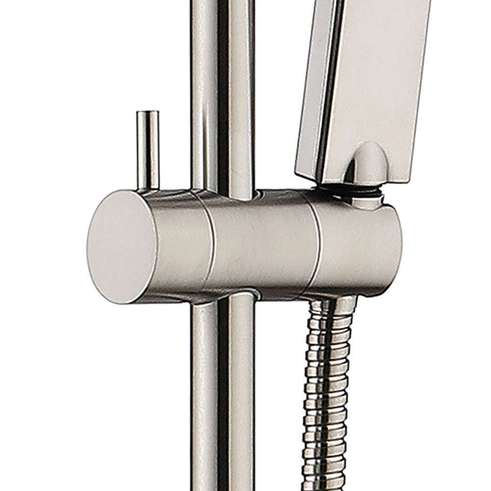 Fienza Round Slider for Shower Rail - Brushed Nickel