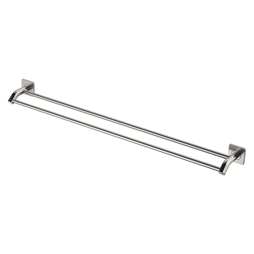 Fienza Sansa 900mm Double Towel Rail - Brushed Nickel