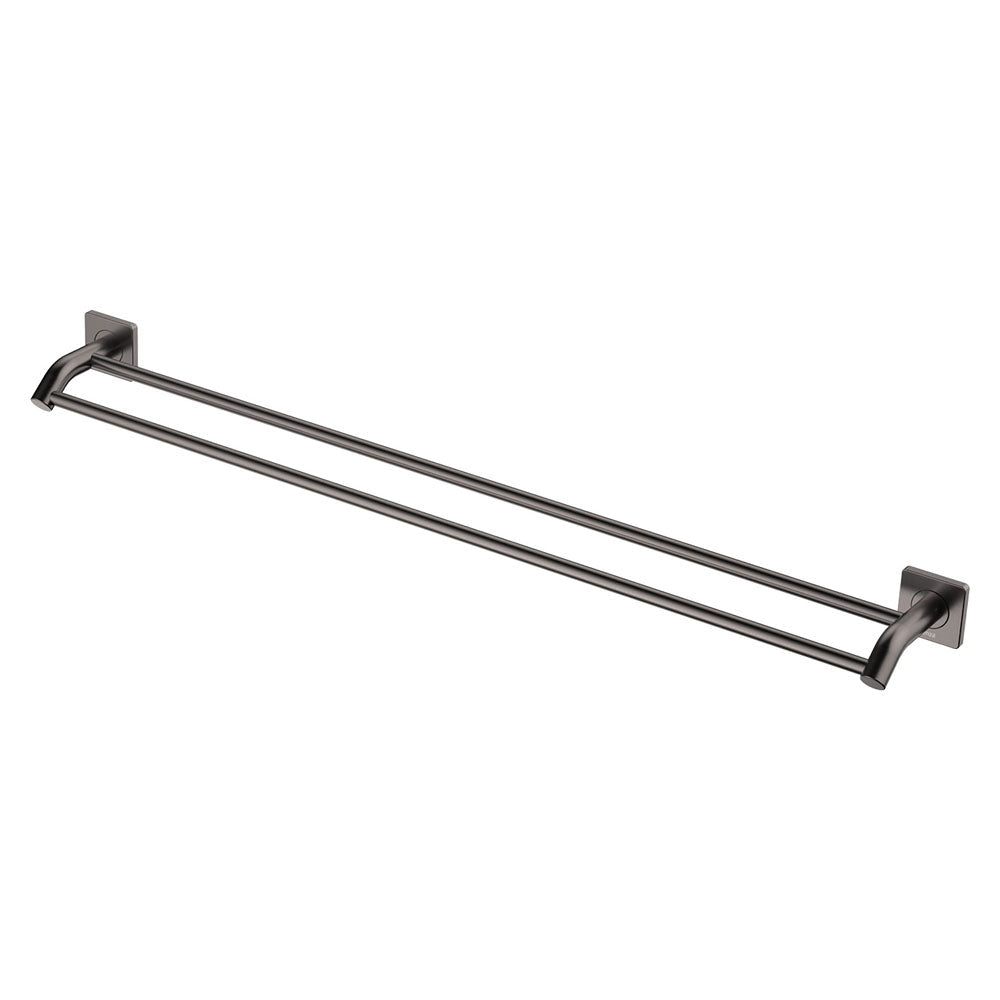 Fienza Sansa 900mm Double Towel Rail - Gun Metal