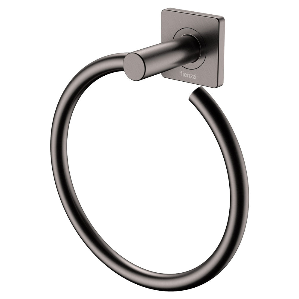 Fienza Sansa Hand Towel Ring - Gun Metal