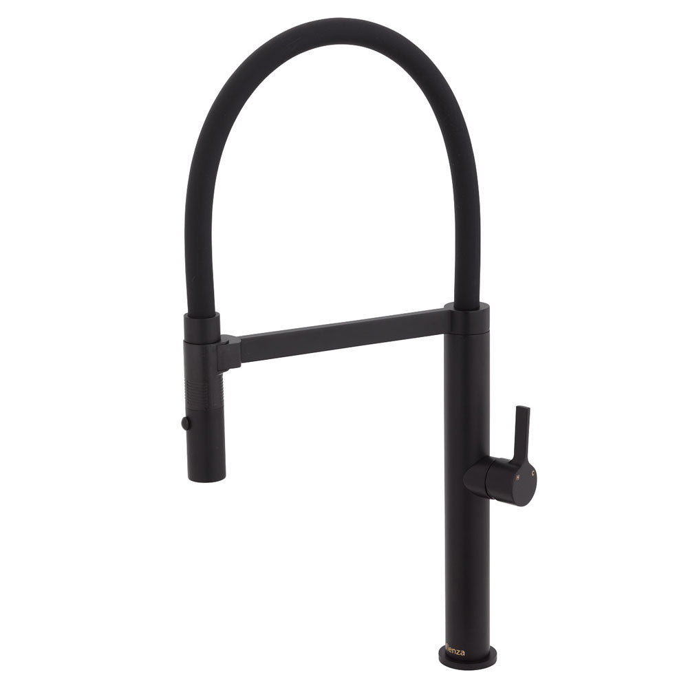 Fienza Sansa Pull Down Sink Mixer - Matte Black