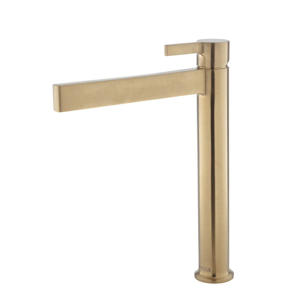 Fienza Sansa Tall Basin Mixer - Urban Brass