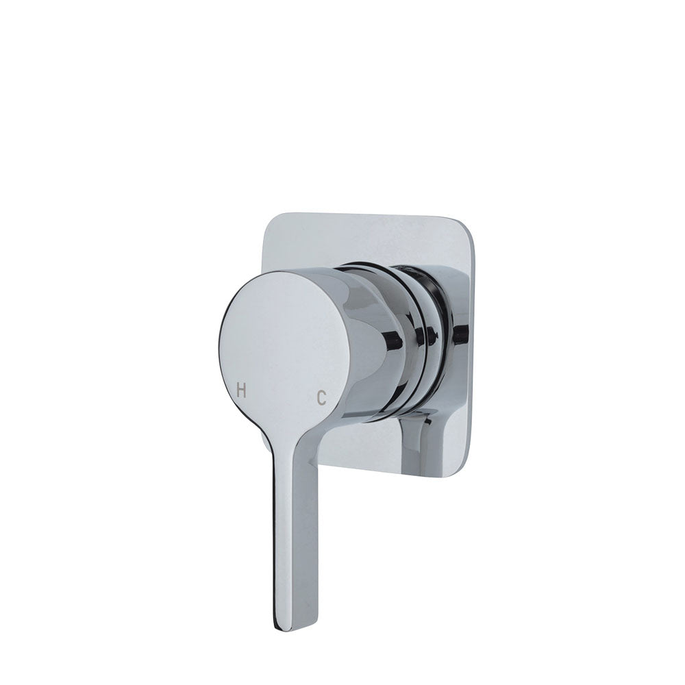 Fienza Sansa Wall Mixer - Soft Square Plate