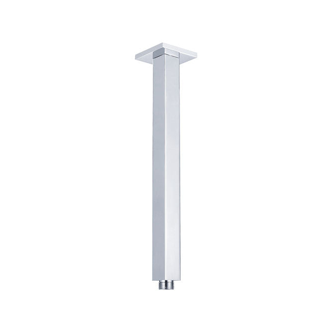 Fienza Square Chrome Ceiling Dropper - 5 Lengths